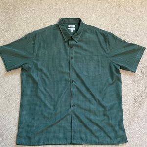 Men’s croft and barrow easy care short sleeve dress shirt extra-large